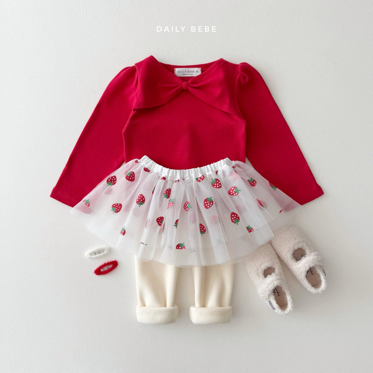 (Pre-order) Daily Bebe Winter - Kids' Layered Tutu Skirt 레이어드 튜튜 (2 Colors)