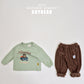 (Pre-order) Soybean Kids - Mini Car Bear Tee 미니카곰돌티셔츠 (3 Colors)