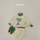 (Pre-order) Soybean Kids Winter - Snow Fun Fleece-Lined Top & Bottom Set 양기모스노우펀상하 (3 Colors)