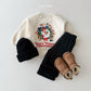(Pre-order) Daily Bebe Winter - Kids' Wreath Christmas Sweatshirt 리스 맨투맨