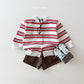 (Pre-order) Daily Bebe - Kids' Multi Stripe Cardigan 멀티단가라 가디건 (2 Colors)