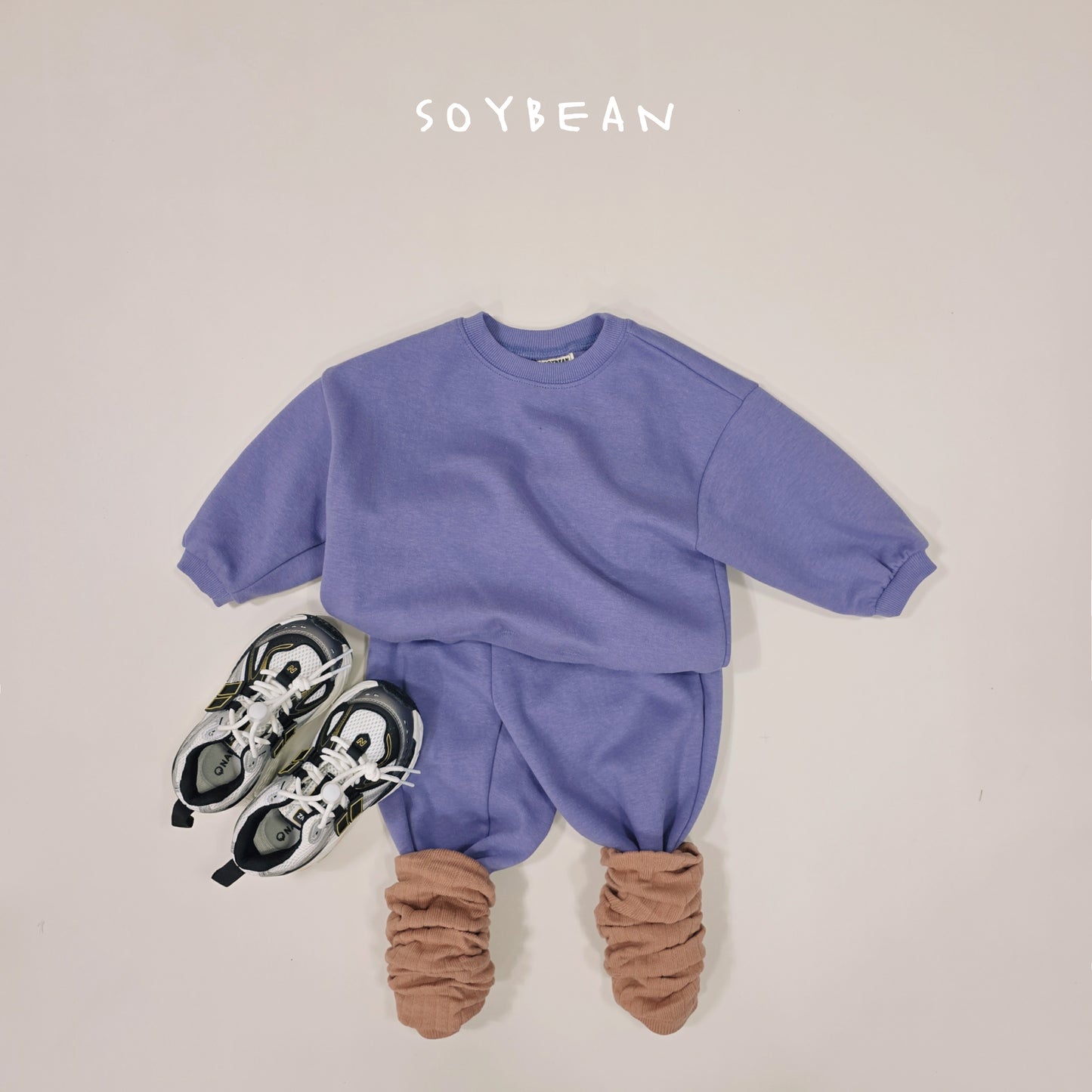 (Pre-order) Soybean Kids Spring - Sweet Lollipop Top & Bottom Set 스윗롤리팝상하복 (14 Colors)