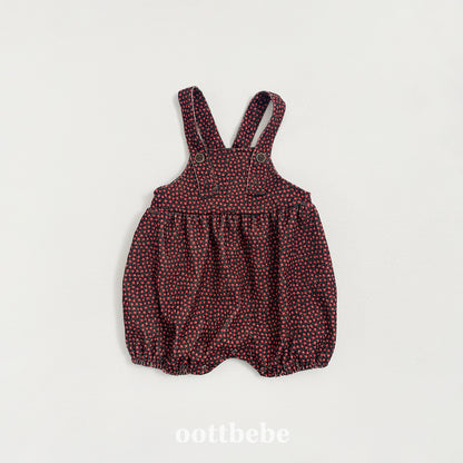 (Pre-order) OOTTBEBE - Bloom Suspender Suit 블룸멜빵슈트 (2 Colors)