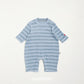 (Pre-order) OOTTBEBE - Mix Stripe Knit Suit 믹스단가라슈트 (2 Colors)