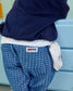 (Pre-order) OOTTBEBE Fall - Denim Check Pants - 데님체크팬츠 (2 Colors)