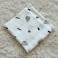 (Baby Boom) Bamboo Baby Gauze & Embossed Hankie Set / Baby Burp Cloth Set (10p)