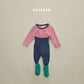 (Pre-order) Soybean Kids Winter - Warm Hug Fleece-Lined Pajama Set 따숩허그세트 (4 Colors)