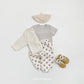 (Pre-order) OOTTBEBE Summer- Pale Striped Cardigan Set (Tee + Cardigan) 페일단가라가디건Set (티셔츠+가디건) (4 Colors)