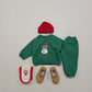 (Pre-order) Soybean Kids Winter - Cloud Bunny Fleece-Lined Top & Bottom Set 양기모구름토끼상하 (3 Colors)