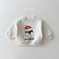 (Pre-order) Daily Bebe - Kids’ Hello Winter Top & Bottom Set 펭귄백곰 상하셋트 (2 Colors)