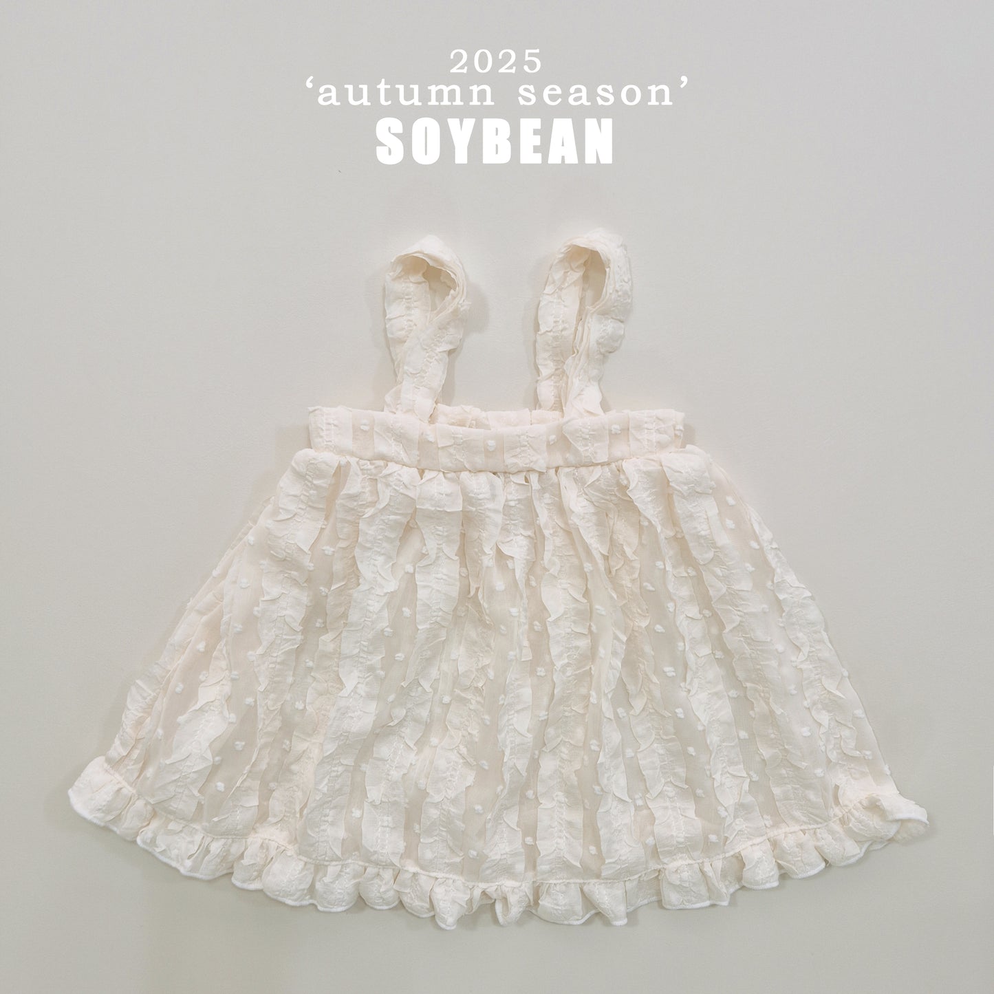 (Pre-order) Soybean Kids - Chiffon Bustier Dress 쉬폰뷔스티에원피스 (2 Colors)