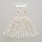 (Pre-order) Soybean Kids - Chiffon Bustier Dress 쉬폰뷔스티에원피스 (2 Colors)