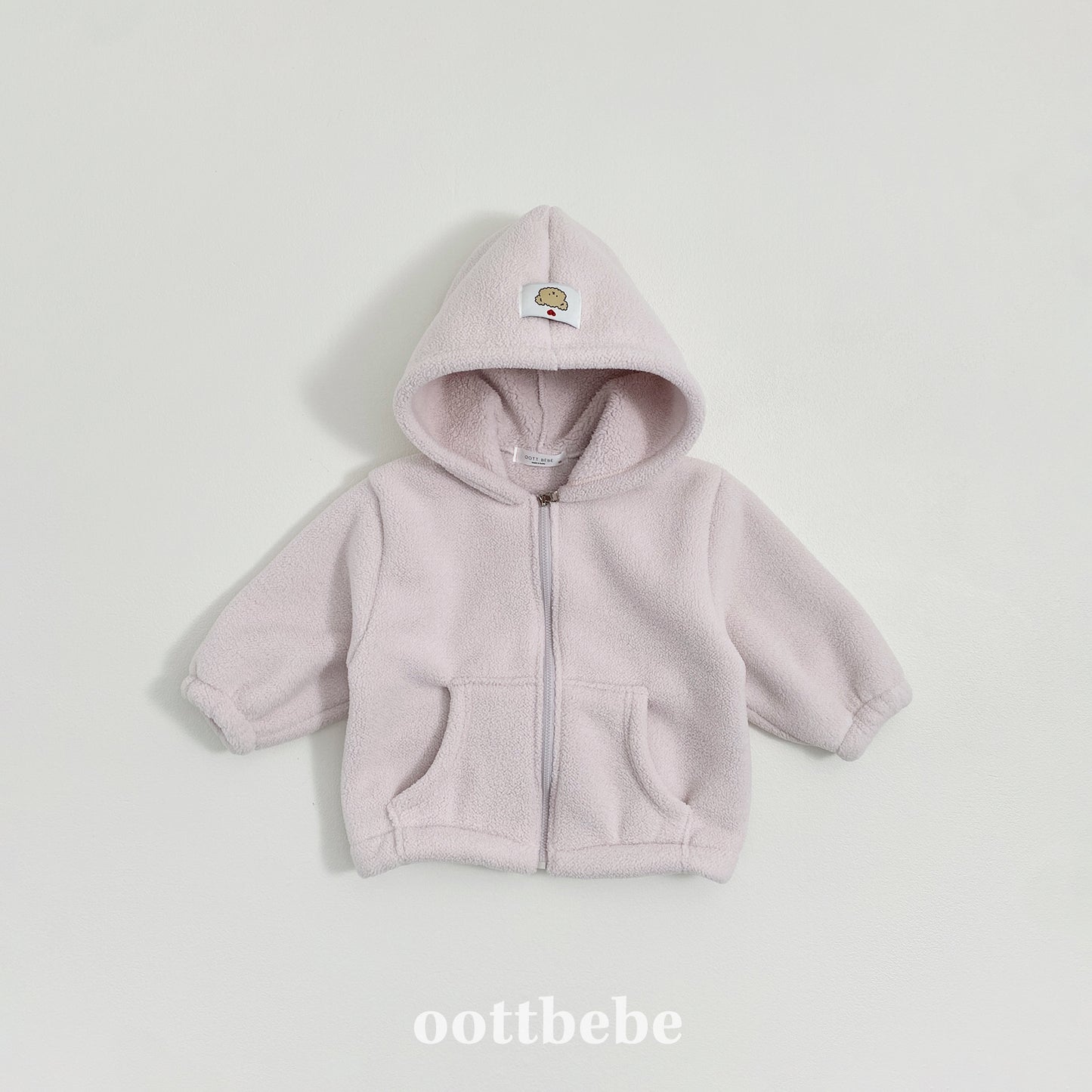 (Pre-order) OOTTBEBE Winter - Marshmallow Cloud Fleece Zip-Up Jacket 말랑구름후리스집업점퍼 (5 Colors)