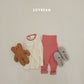 (Pre-order) Soybean Kids Winter - Warm Hug Fleece-Lined Pajama Set 따숩허그세트 (4 Colors)