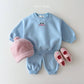 (Pre-order) Daily Bebe - Kids’ Kitty Top & Bottom Set 모루인형셋트 (6 Colors)