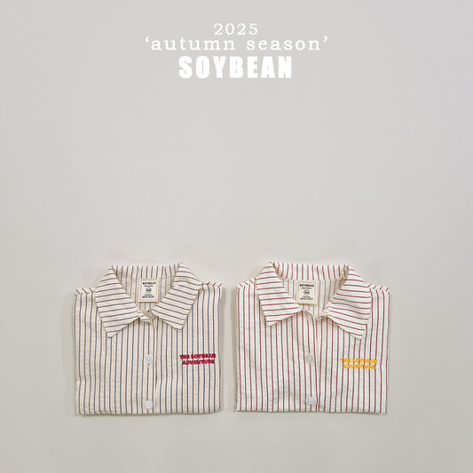 (Pre-order) Soybean Kids - Stra Comfort Stripe Shirt (2 Colors)