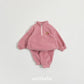 (Pre-order) OOTTBEBE Winter - Puppy Fleece Anorak Top & Bottom Set 멍멍아노락상하복 (4 Colors)
