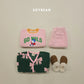 (Pre-order) Soybean Kids Winter - Baby Polar Bear Fleece Top & Bottom Set 아기백곰플리스상하복 (2 Colors)