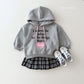 (Pre-order) Daily Bebe - Kids' Check School Skirts 체크 스쿨 스커트 (2 Colors)