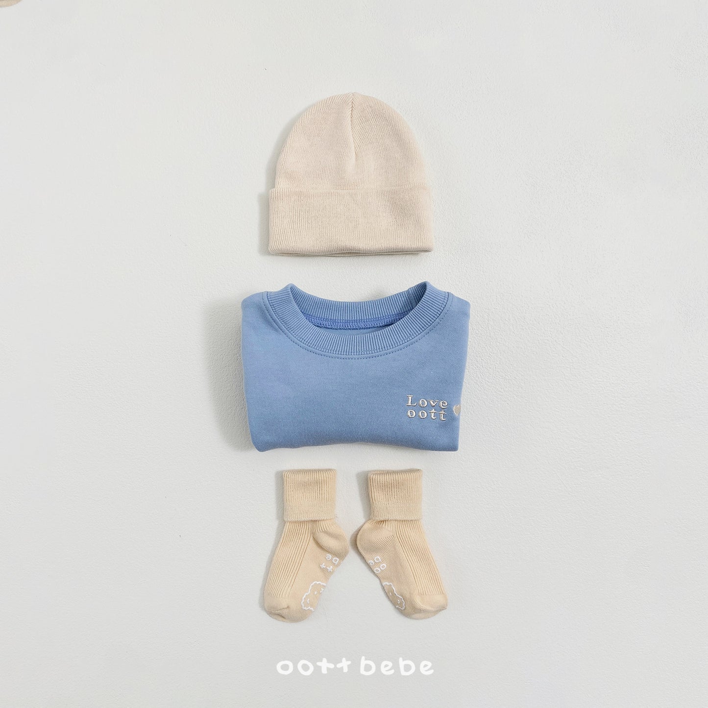 (Pre-order) OOTTBEBE Spring - Love OOTT Bodysuit 러브 오뜨 슈트 (4 Colors)