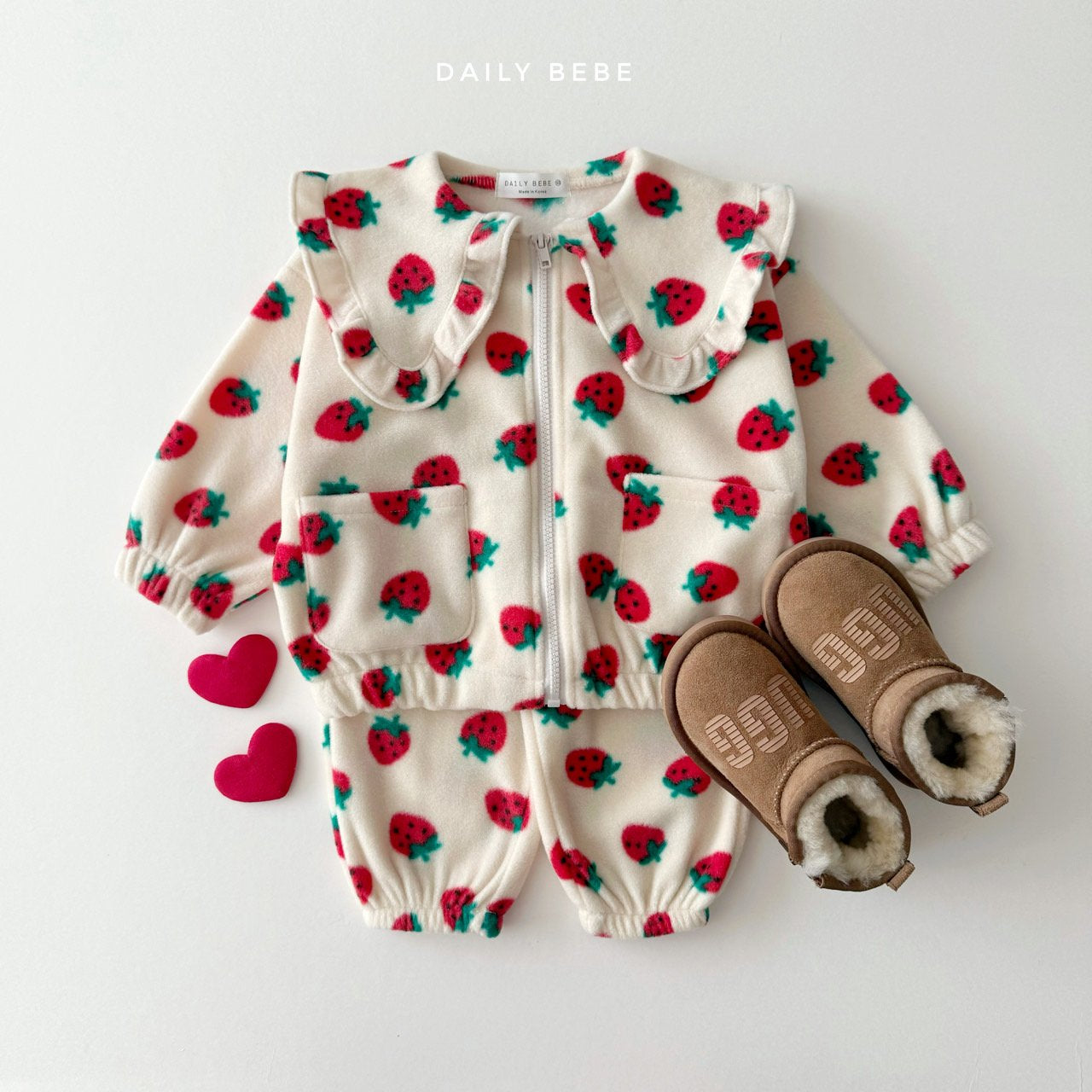 (Pre-order) Daily Bebe - Kids’ Fleece Jogger Pants 후리스 조거팬츠 (6 Colors)