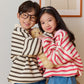 (Pre-order) Daily Bebe - Kids’ Collar Striped Sweatshirt 카라 단가라 맨투맨 (2 Colors)