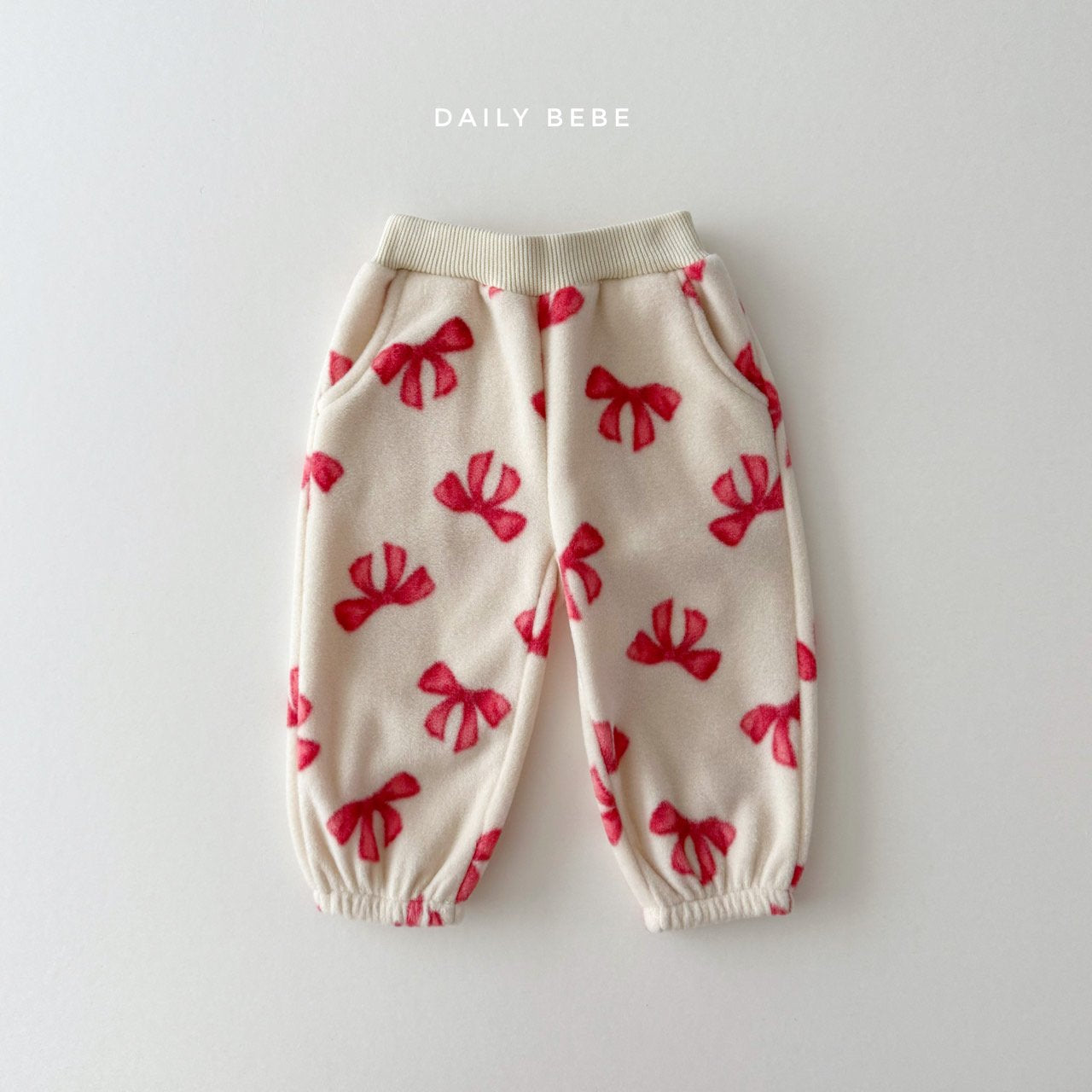 (Pre-order) Daily Bebe - Kids’ Fleece Jogger Pants 후리스 조거팬츠 (6 Colors)