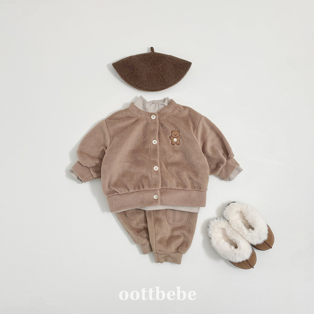 (Pre-order) OOTTBEBE Winter - Cotton Candy Cardigan 솜사탕 가디건 (4 Colors)