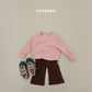(Pre-order) Soybean Kids Winter - Puffy Contrast Flare Set 퐁실배색플레어세트 (3 Colors)