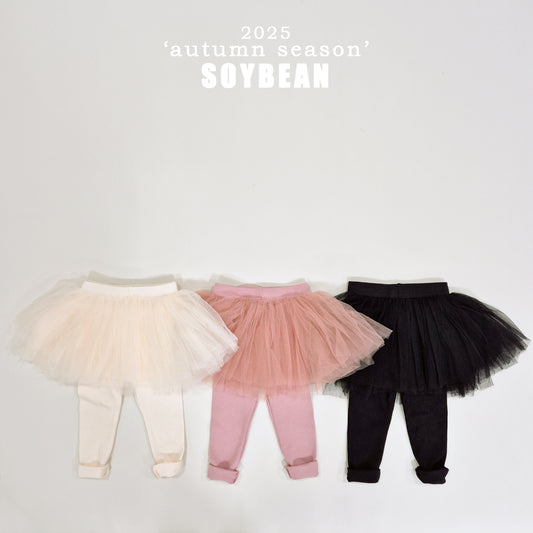 (Pre-order) Soybean Kids - Lovely Tutu Leggings  러블리샤샤치렝스 (3 Colors)