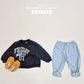 (Pre-order) Soybean Kids - Friday Lettering Sweatshirt 프라이데이맨투맨 (2 Colors)