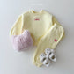 (Pre-order) Daily Bebe Winter - Kids’ Love Jogger Top & Bottom Set 러브 조거세트 (5 Colors)