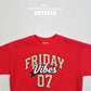 (Pre-order) Soybean Kids - Friday Lettering Sweatshirt 프라이데이맨투맨 (2 Colors)