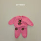 (Pre-order) Soybean Kids Winter - Hello Boucle Rudolph Top & Bottom Set 헬로부클루돌프상하 (2 Colors)