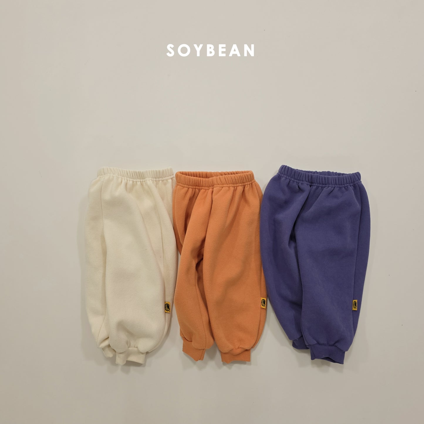 (Pre-order) Soybean Kids Winter - Little Traveler Fleece-Lined Top & Bottom Set 양기모꼬마여행자상하 (3 Colors)