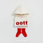 (Pre-order) OOTTBEBE Spring - Bouclé Hoodie Romper 댄디부클후드슈트 (2 Colors)