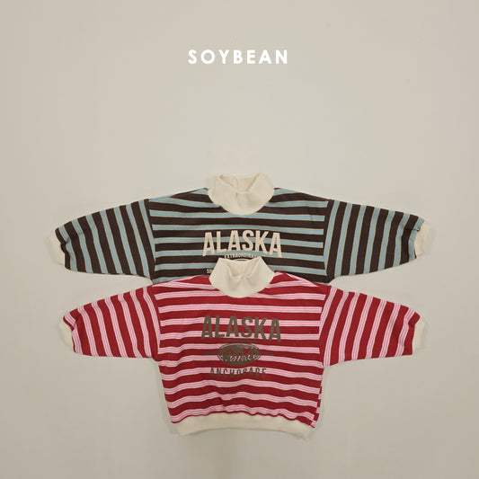 (Pre-order) Soybean Kids Winter - Alaska Fleece-Lined Mock Neck Sweatshirt 알래스카양기모맨투맨 (2 Colors)