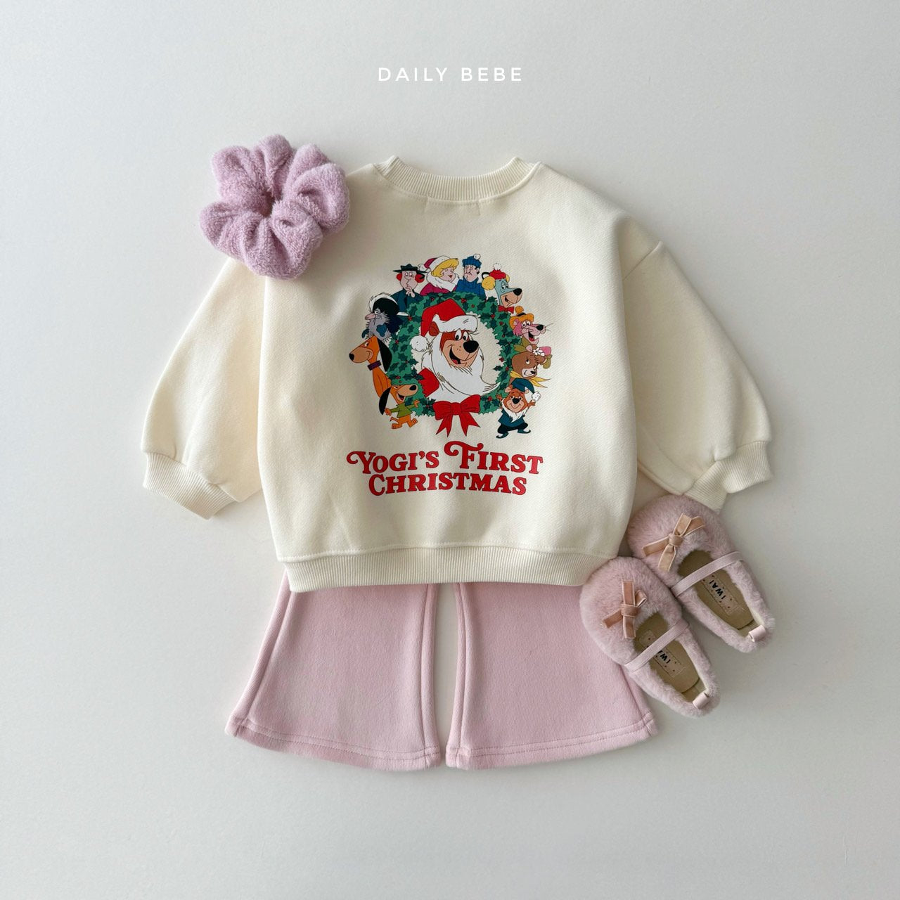 (Pre-order) Daily Bebe Winter - Kids’ Mink Bootcut Pants 밍크 부츠컷팬츠 (3 Colors)