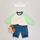 (Pre-order) Soybean Kids - Color Pang Sweatshirt 컬러팡맨투맨 (6 Colors)