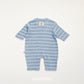(Pre-order) OOTTBEBE - Mix Stripe Knit Suit 믹스단가라슈트 (2 Colors)