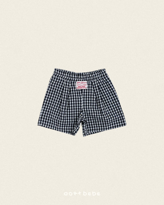 (Pre-order) OOTTBEBE Summer - Baguette Check Shorts 바게트체크팬츠 (2 Colors)