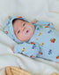 (Pre-order) OOTTBEBE Fall - Cute Car Romper & Bonnet Set 자동차슈트세트 (2 Colors)