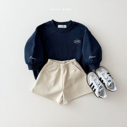 (Pre-order) Daily Bebe - Kids' Faux Leather Shorts 깨죽 반바지 (3 Colors)