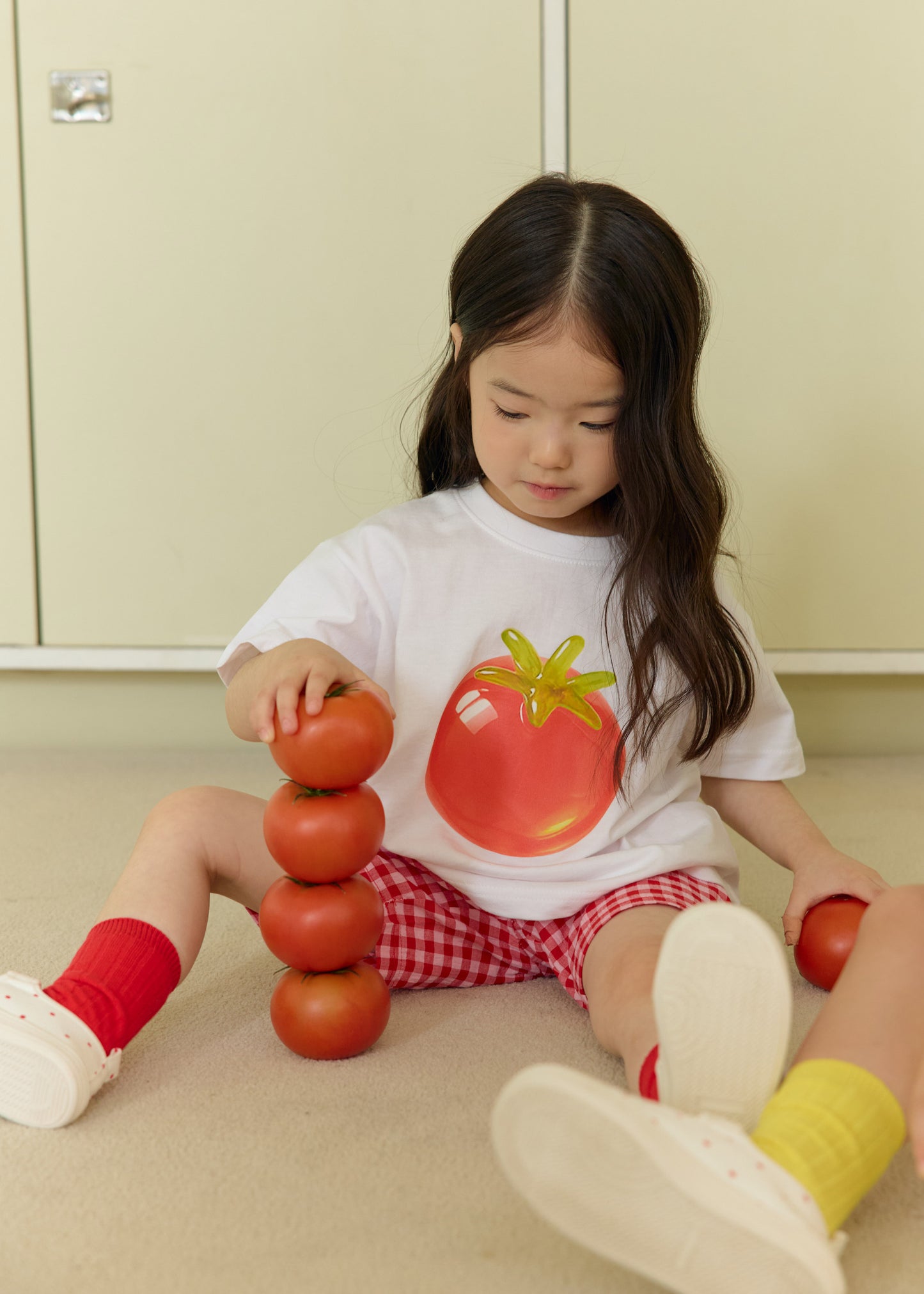 (In-stock) Daily Bebe Summer - Kids’ Fruit Jelly Top & Bottom Set 과일젤리세트 (4 Colors)