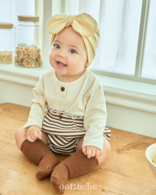 (Pre-order) OOTTBEBE - Papillon Bloomer Set 빠삐용블루머Set (2 Colors)