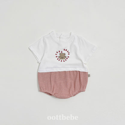 (Pre-order) OOTTBEBE - Otti Signature Bodysuit 오띠시그니쳐슈트 (2 Colors)