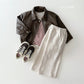 (Pre-order) Daily Bebe - Kids' Faux Leather Jacket 깨죽자켓 (2 Colors)