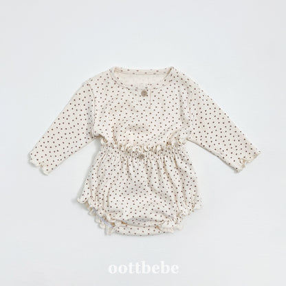 (Pre-order) OOTTBEBE - Star Candy Bloomer Set 별사탕블루머Set (2 Colors)