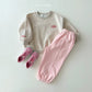 (Pre-order) Daily Bebe - Kids’ Love Point Sweatshirt 러브포인트 맨투맨 (2 Colors)