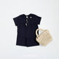 (Pre-order) OOTTBEBE - Bali Pleats Top and Bottom Set 발리플리츠상하복 (4 Colors)